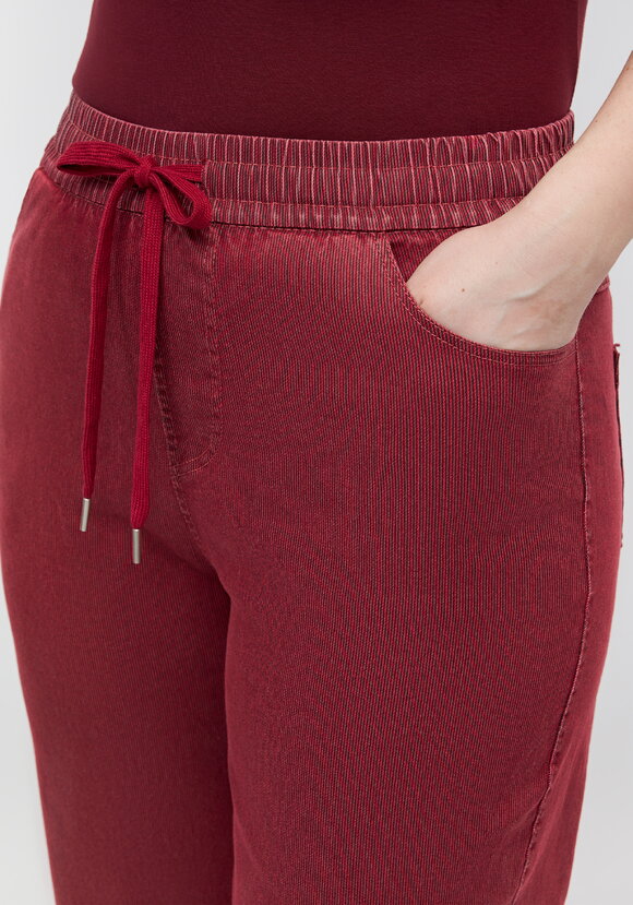 Джинсы цветные с резинкой по поясу шир.  580, рис. 5