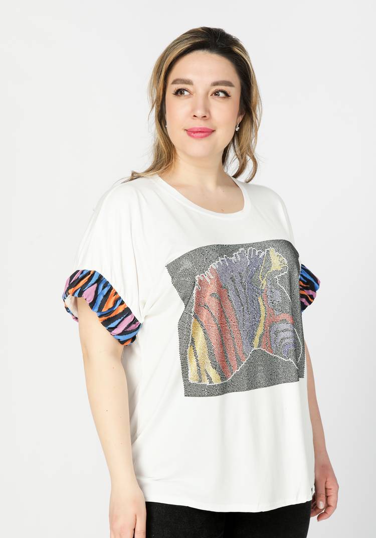 Футболка женская Роза шир.  750, рис. 29