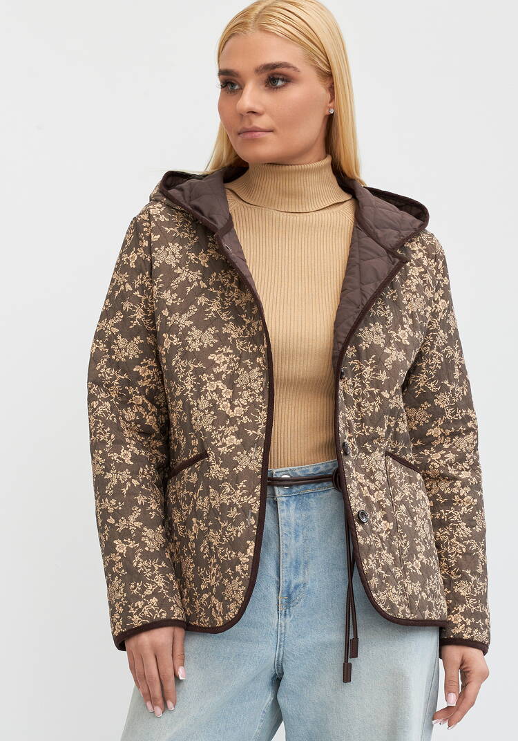 Куртка с цветочным принтом Аманда шир.  750, рис. 13