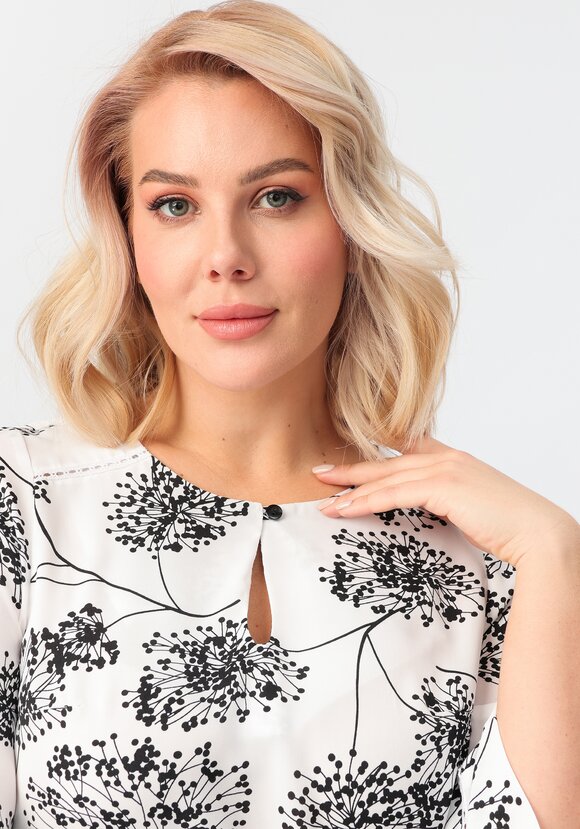 Блуза свободного кроя с рукавами 7/8 шир.  580, рис. 15