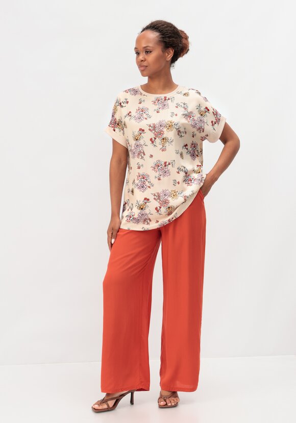 Блуза с цветочным принтом Аманда шир.  580, рис. 22