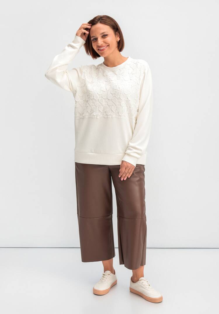 Свитшот с ажурным декором шир.  750, рис. 14