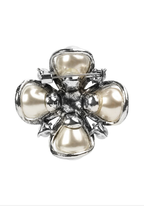 Брошь с жемчугом майорка шир.  580, рис. 4