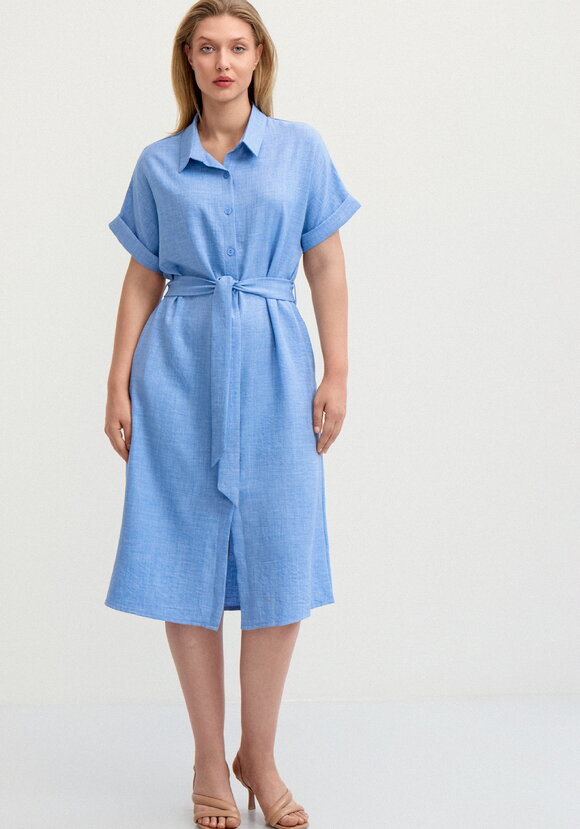 Платье со спущенным плечом А-силуэта шир.  580, рис. 4