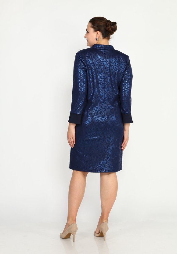 Кардиган с контрастными вставками на рукавах шир.  580, рис. 2