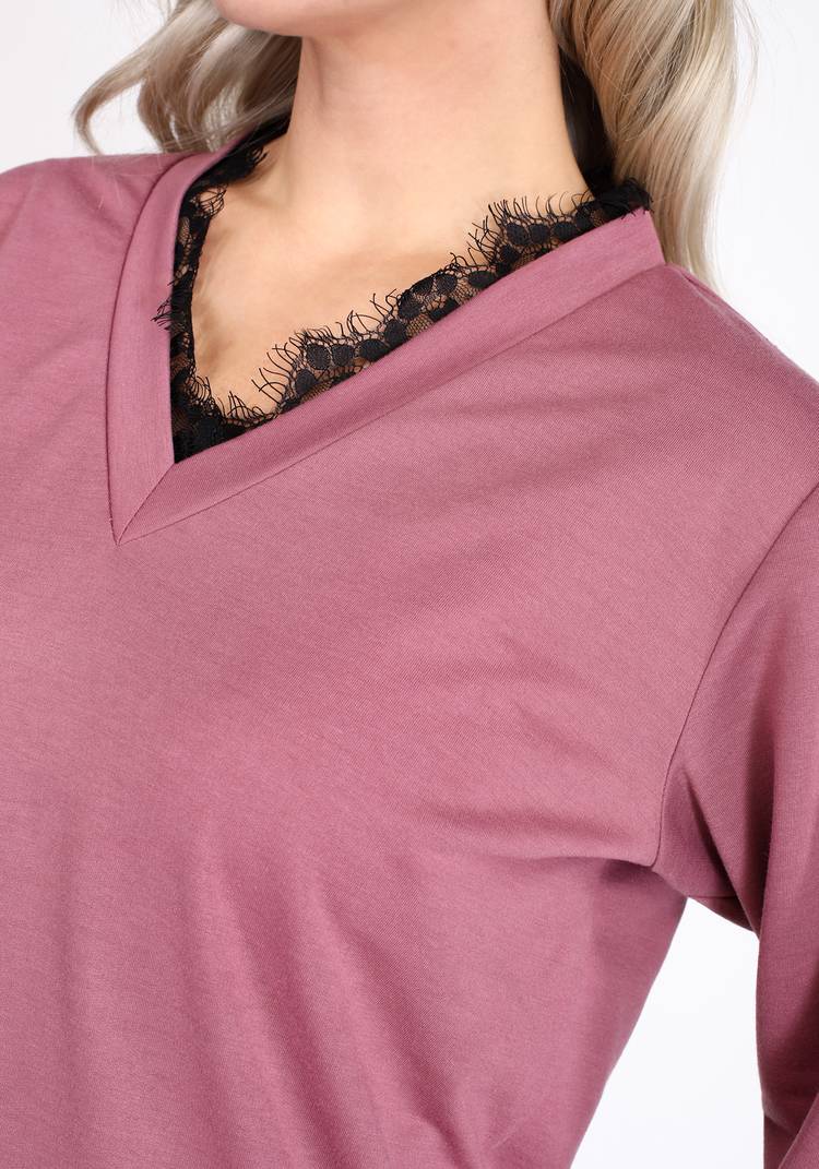 Джемпер с отделкой из кружева шир.  750, рис. 6