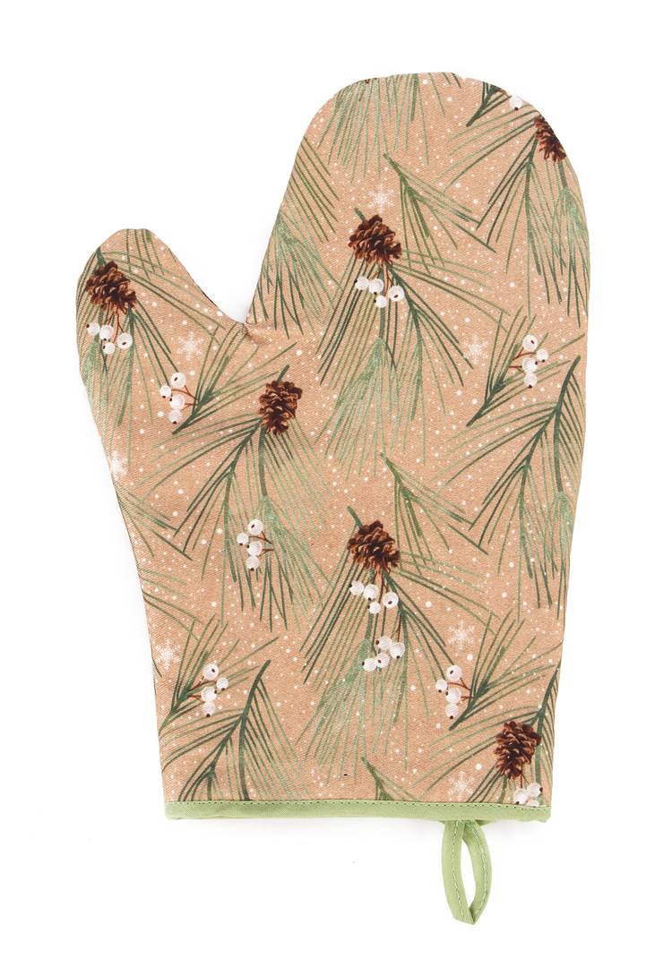 Прихватка-варежка Еловые ветки шир.  750, рис. 4