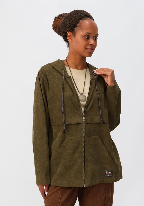 Куртка вельветовая с капюшоном шир.  580, рис. 8