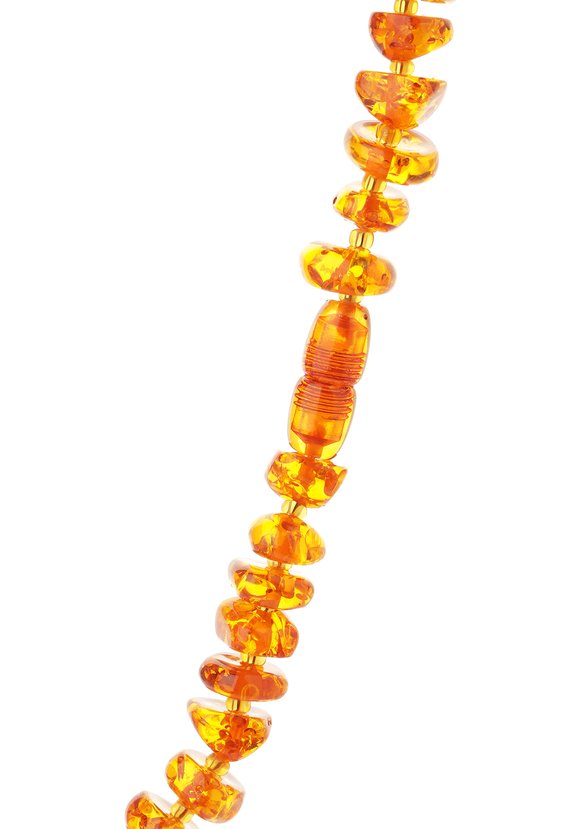 Колье Янтарный закат шир.  580, рис. 2