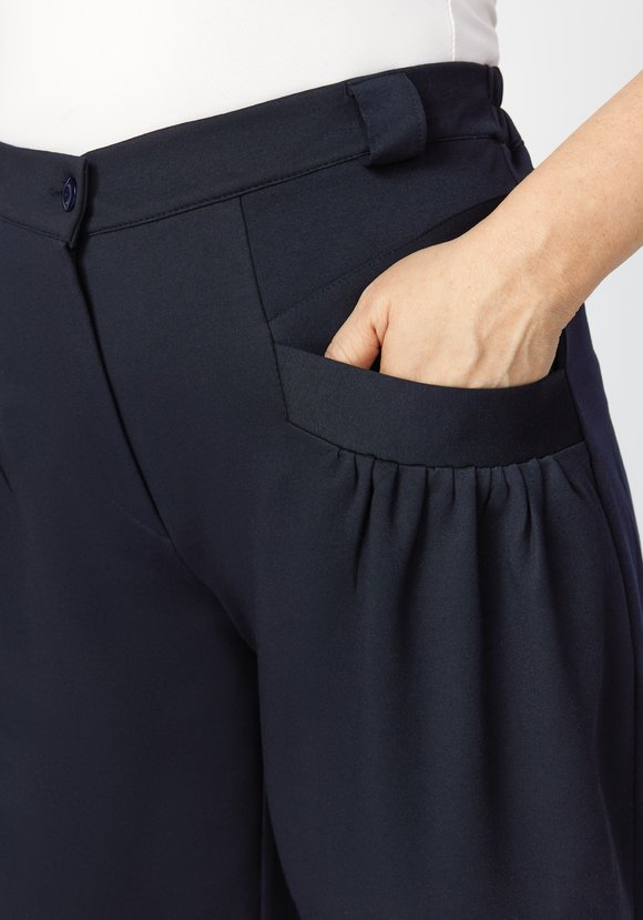 Брюки женские бананы свободного кроя шир.  580, рис. 14