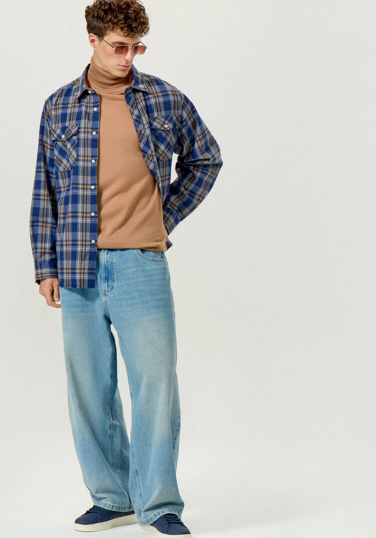 Джемпер вязаный с высокой горловиной шир.  750, рис. 32