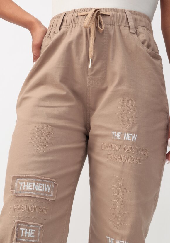 Брюки с декором шир.  580, рис. 5