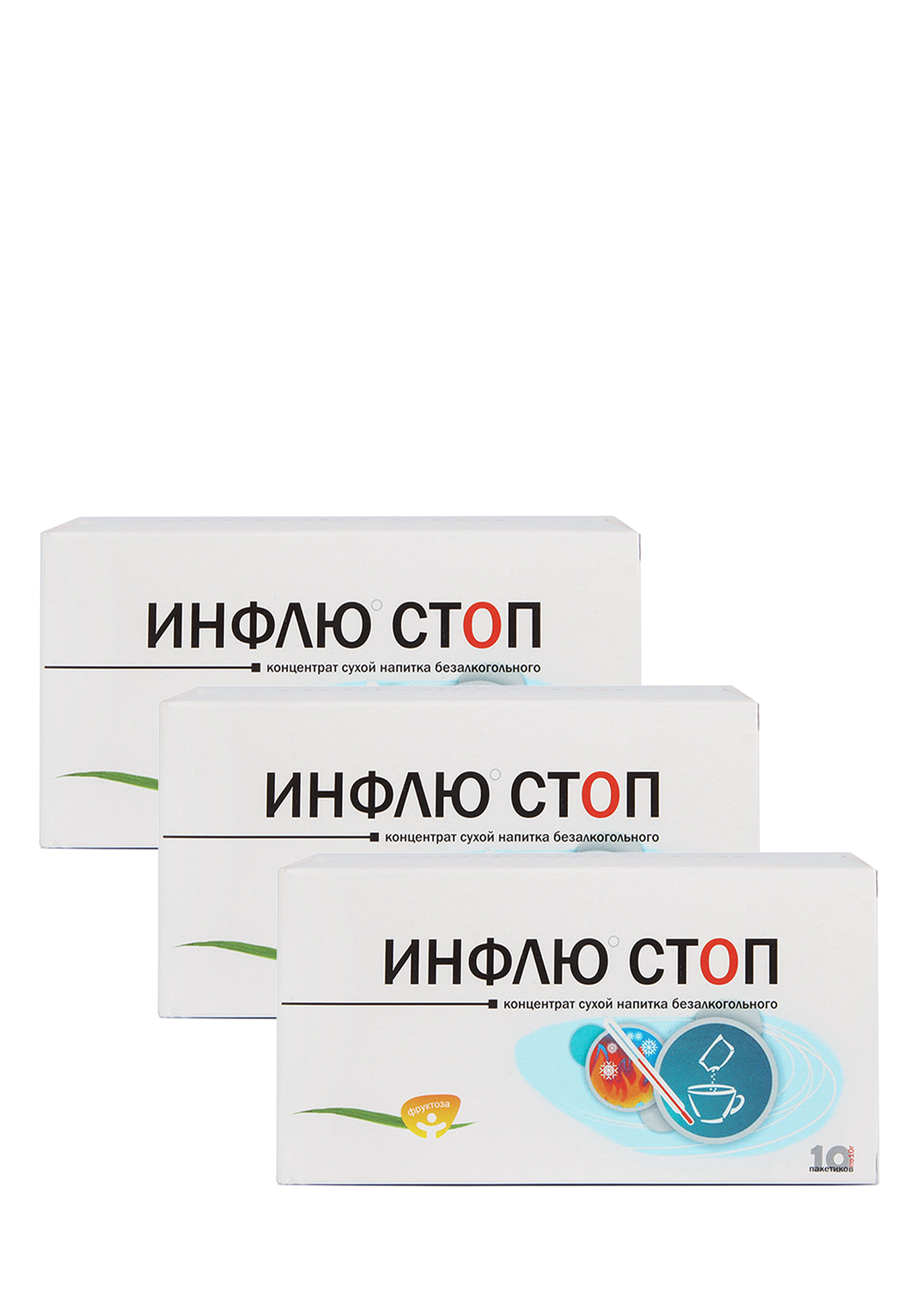 

Сухой контцентрат "ИНФЛЮ-СТОП", 3 шт