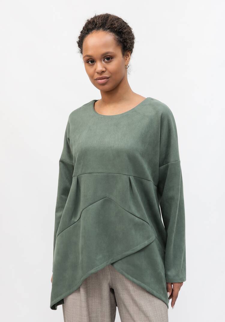 Туника из эко-замши шир.  750, рис. 4