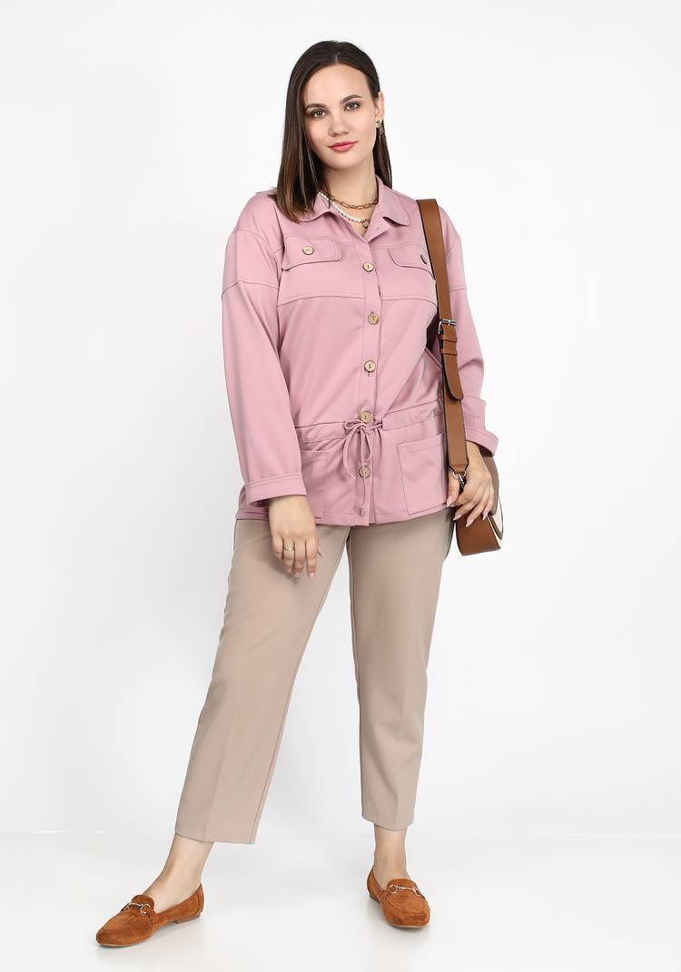 Жакет короткий из трикотажа шир.  750, рис. 7