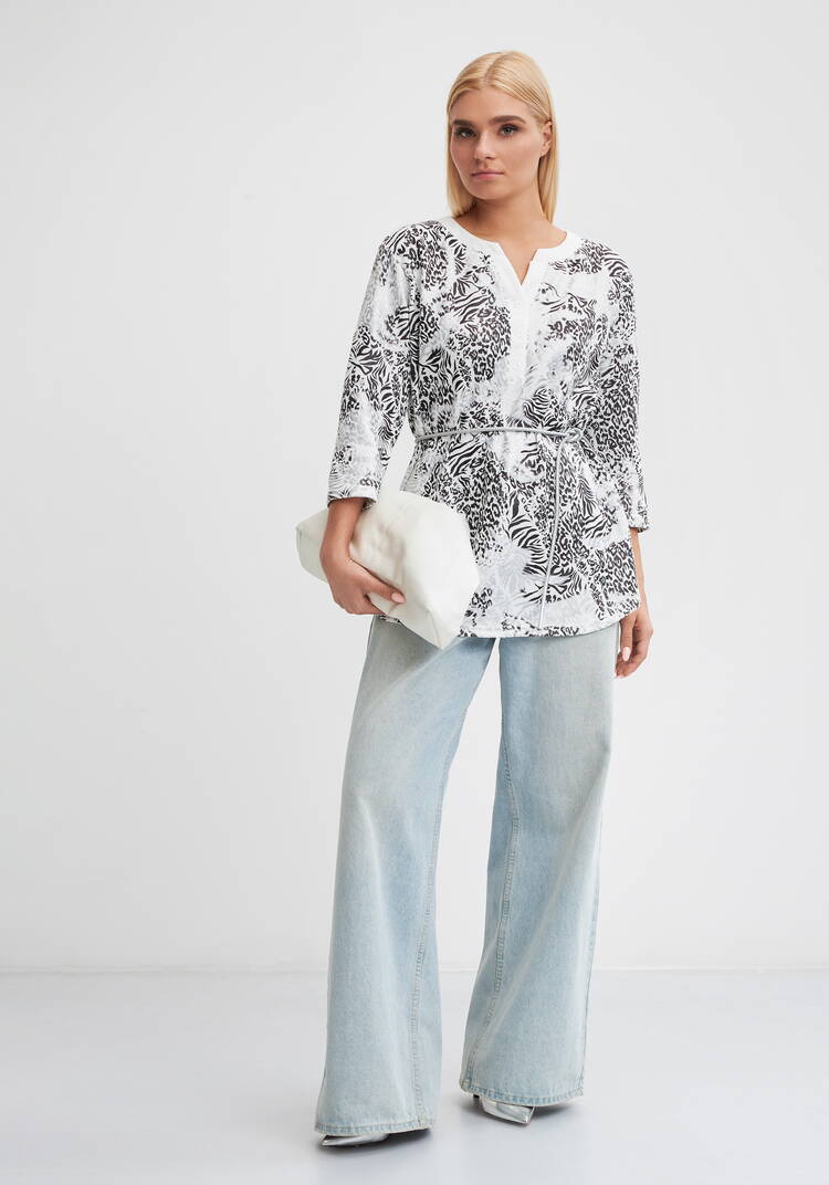 Блуза Хорошее настроение шир.  750, рис. 2