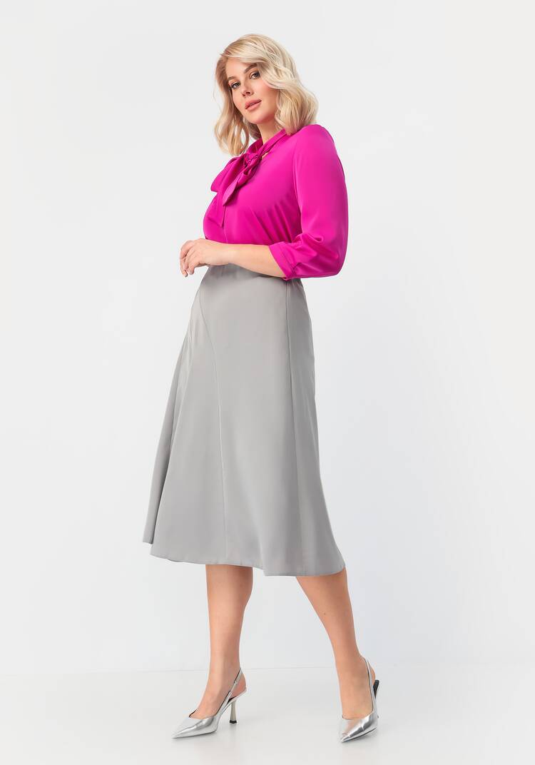 Юбка с декоративными складками шир.  750, рис. 16