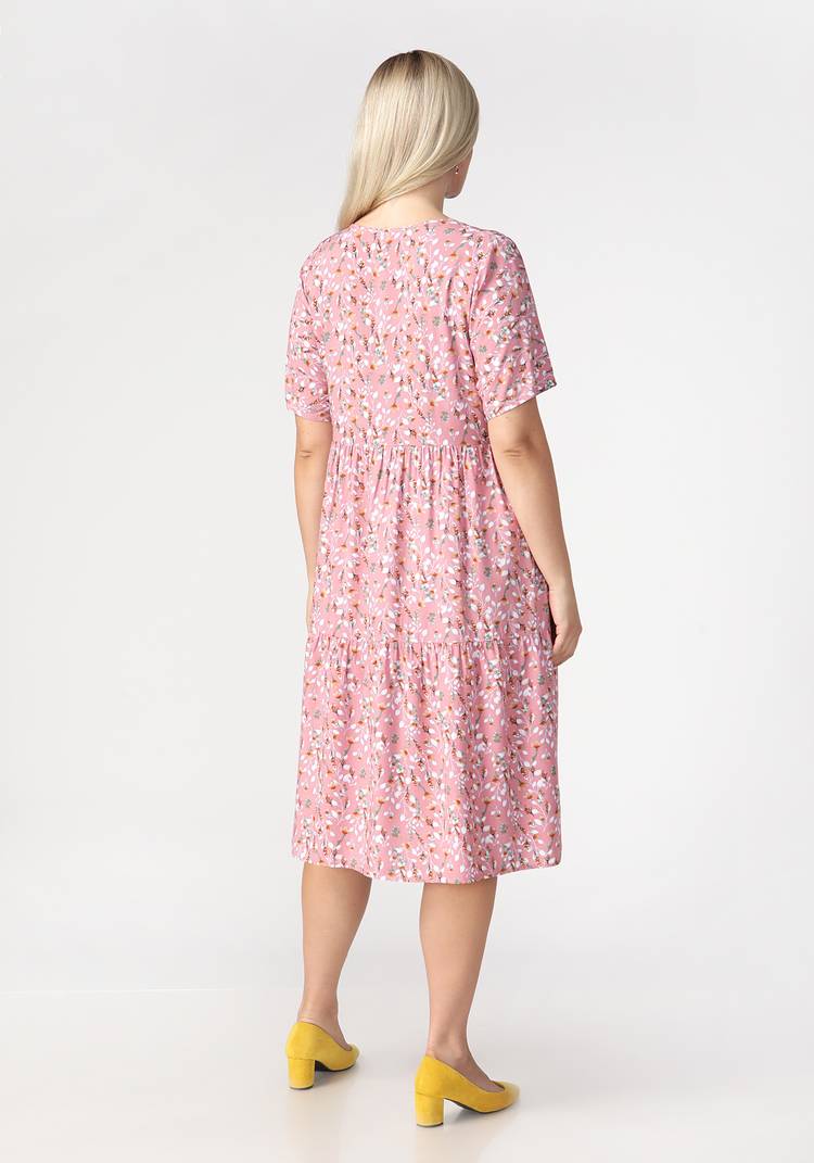 Платье с отрезной талией и коротким рукавом шир.  750, рис. 13