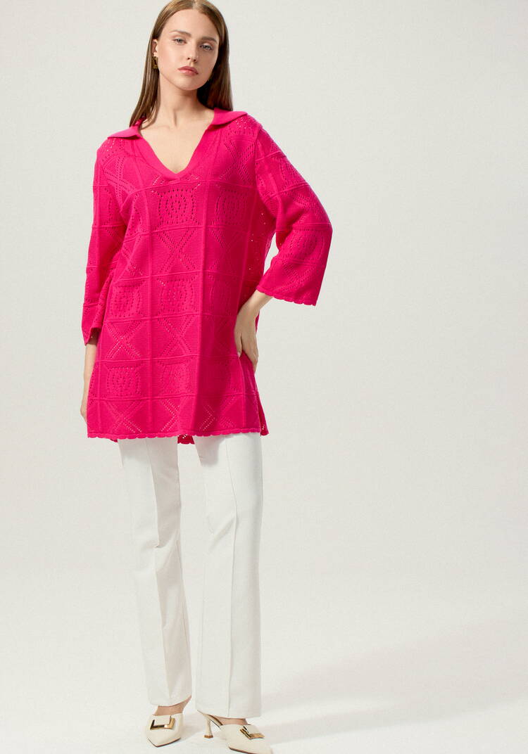 Туника с разрезами по бокам удлиненная шир.  750, рис. 24