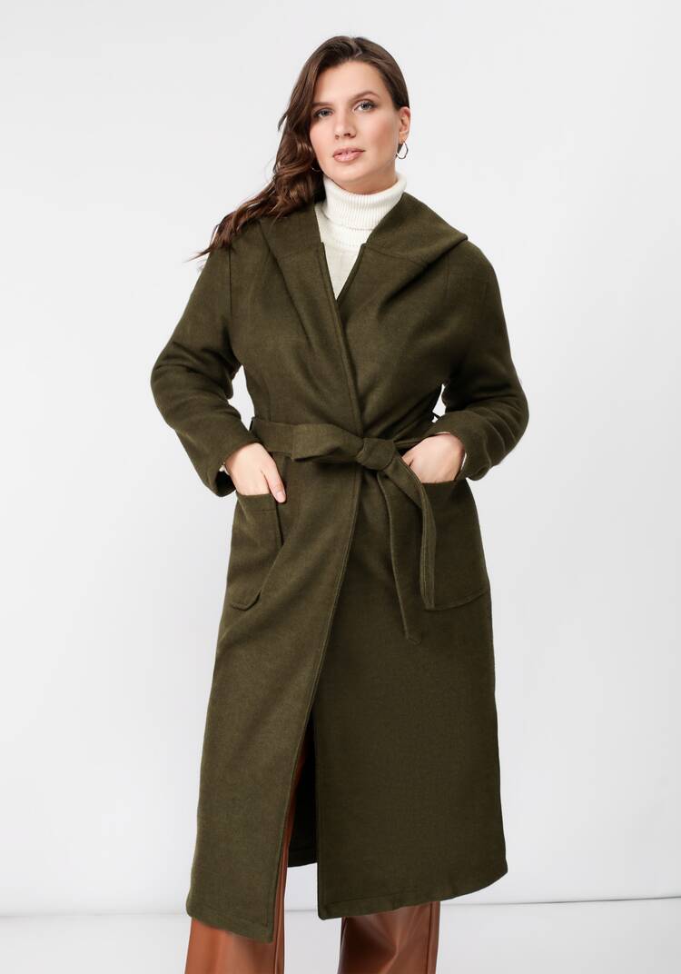 Пальто удлиненное с поясом шир.  750, рис. 25