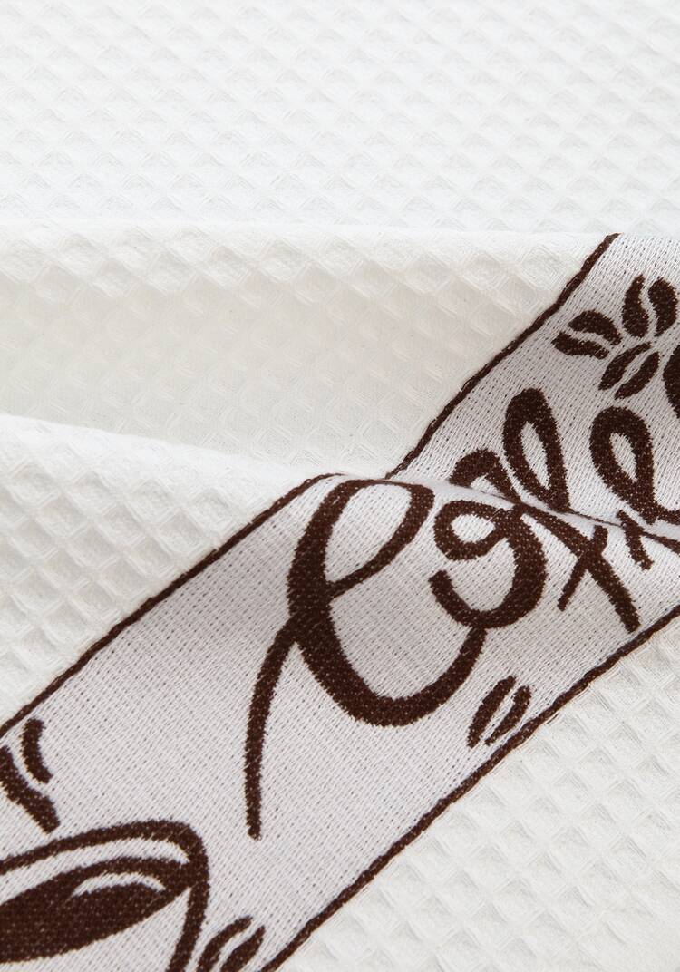 Полотенце вафельное с вышивкой, 6 шт. шир.  750, рис. 7