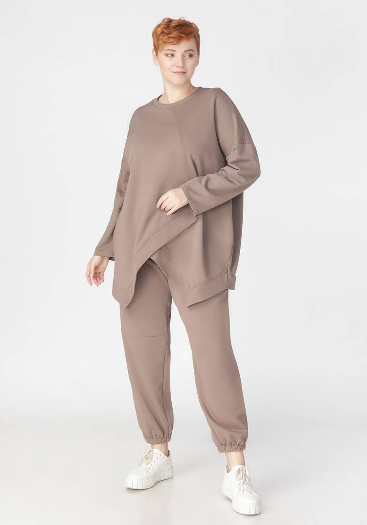 Брюки свободные на резинке с карманами шир.  750, рис. 3