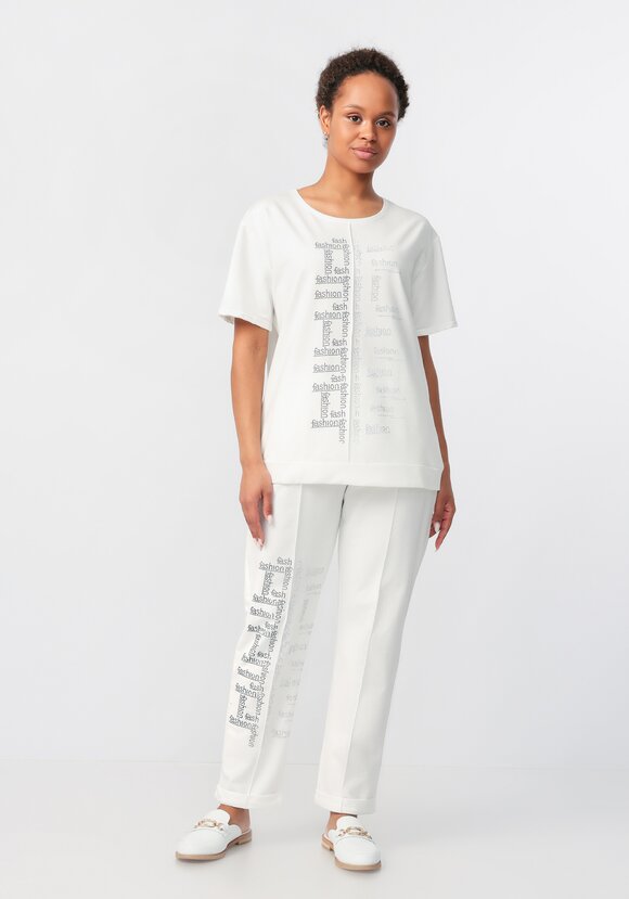 Костюм из брюк и блузы Мия шир.  580, рис. 15