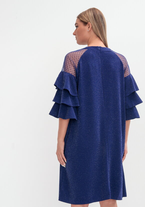 Платье с рукавом волан шир.  580, рис. 13