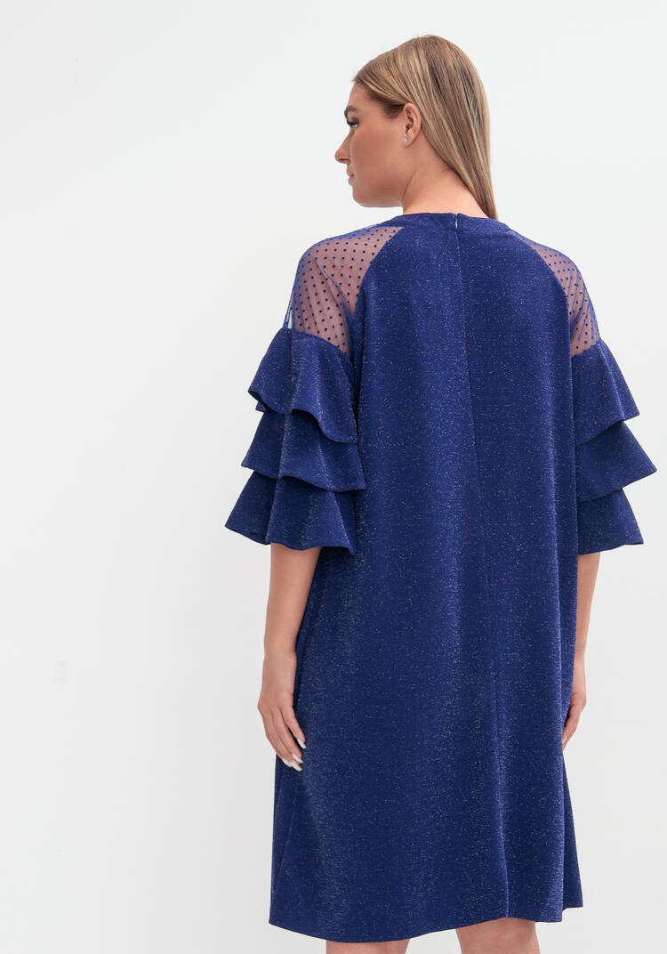 Платье с рукавом волан шир.  750, рис. 13