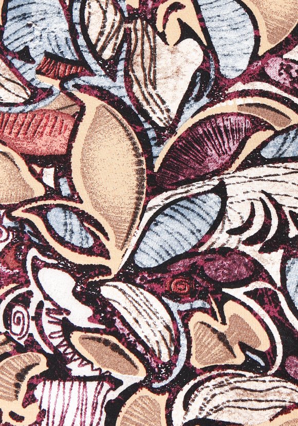 Блуза с рукавом на резинке и принтом шир.  580, рис. 6