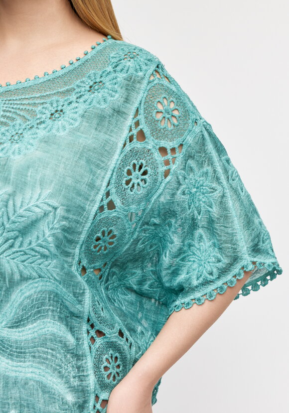 Блуза Ажурный флер шир.  580, рис. 17