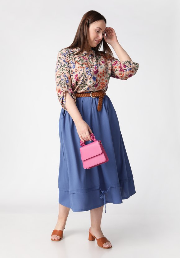 Блуза Чудесные краски шир.  580, рис. 8