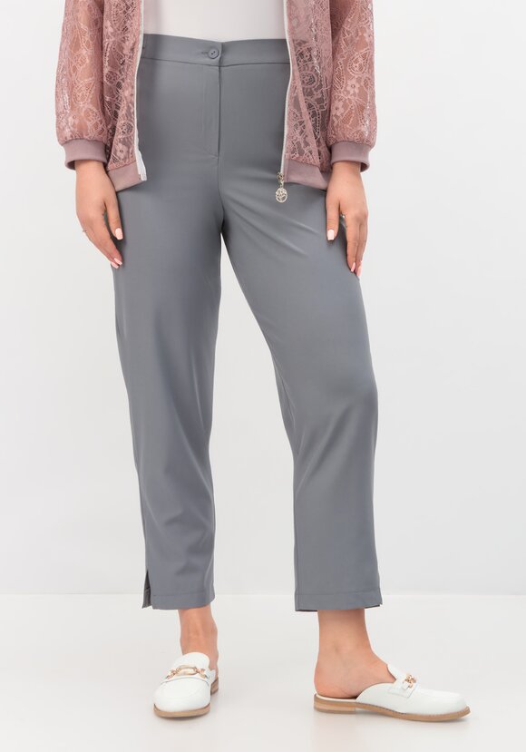 Брюки прямого силуэта 7/8 шир.  580, рис. 8