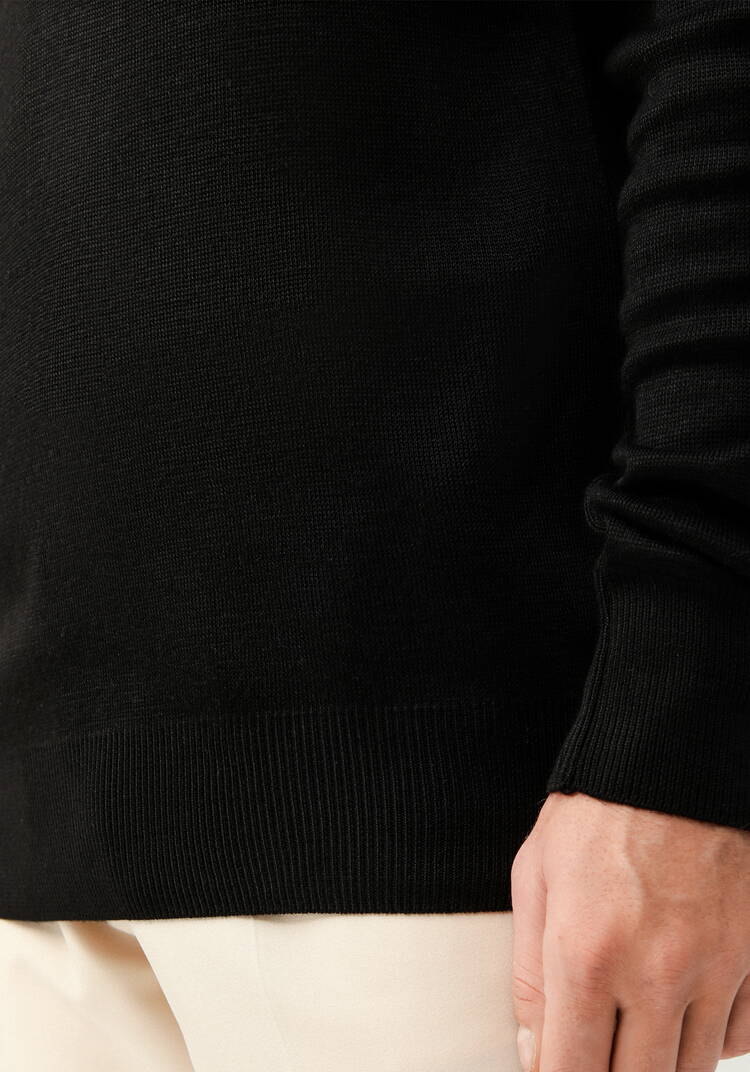 Свитер с воротником стойкой на молнии шир.  750, рис. 14