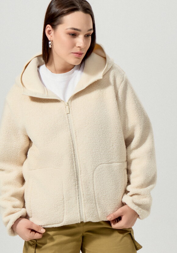 Куртка в стиле тедди с капюшоном шир.  580, рис. 24