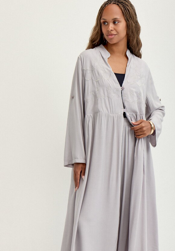 Рубашка с вышивкой на кокетке шир.  580, рис. 2