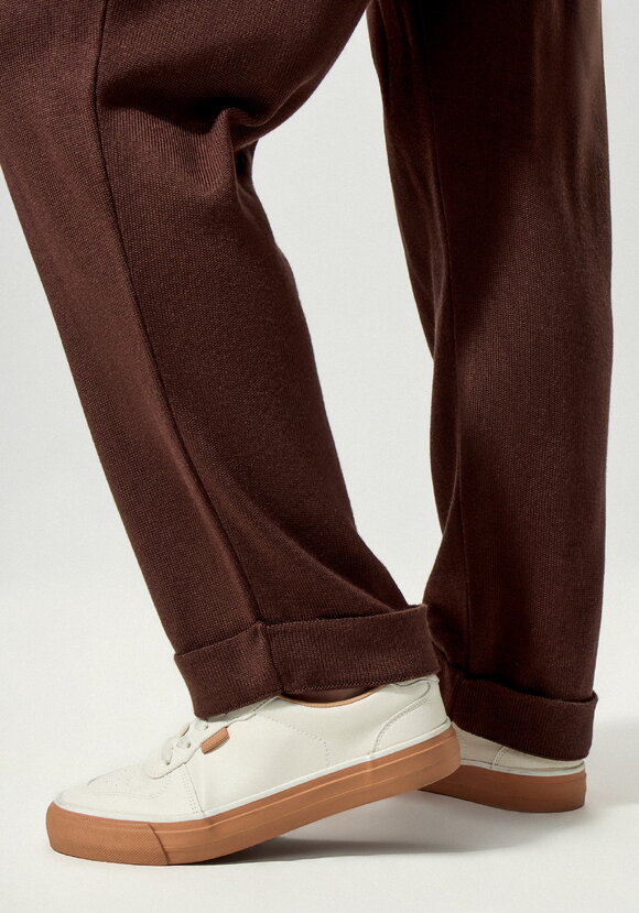 Брюки с манжетами и широкой резинкой шир.  580, рис. 17