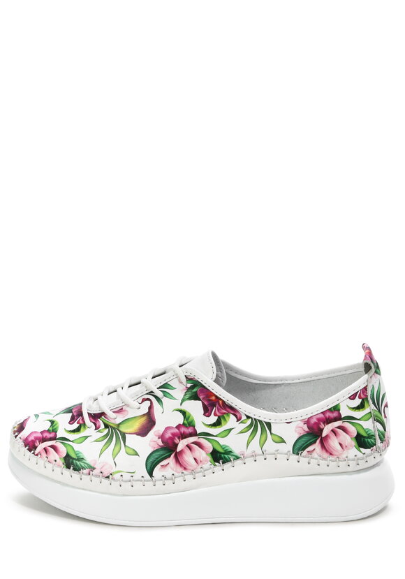 Полуботинки женские Цветы шир.  580, рис. 7