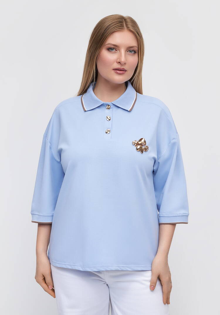 Поло с декоромДинамика стиля шир.  750, рис. 4