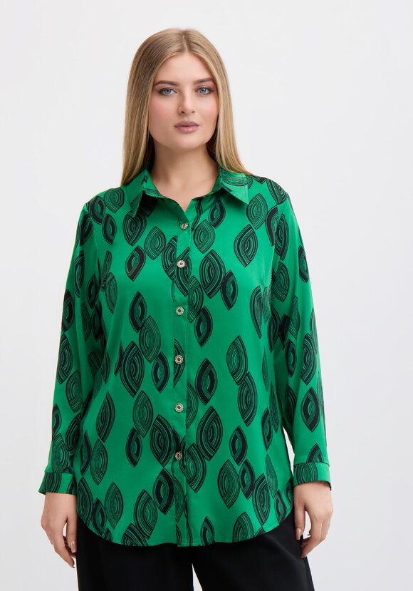 Блуза свободного кроя с застежкой шир.  580, рис. 9