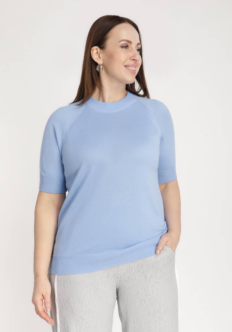 Джемпер со стойкой по горловине шир.  750, рис. 21