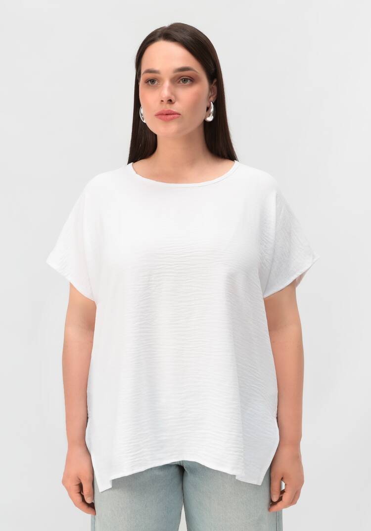 Блуза базовая со спущенной линией плеча шир.  750, рис. 12