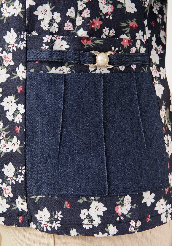 Жакет Цветочное настроение шир.  580, рис. 9