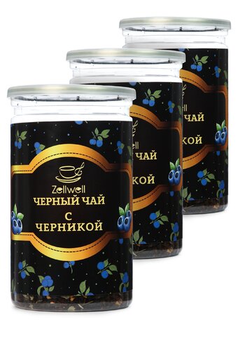 Черный чай, 2 шт. + 1 банка в подарок