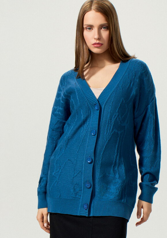 Кардиган удлиненный с абстрактным рисунком шир.  580, рис. 23