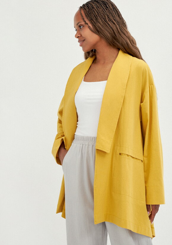 Кардиган свободный с оригинальным воротом шир.  580, рис. 17