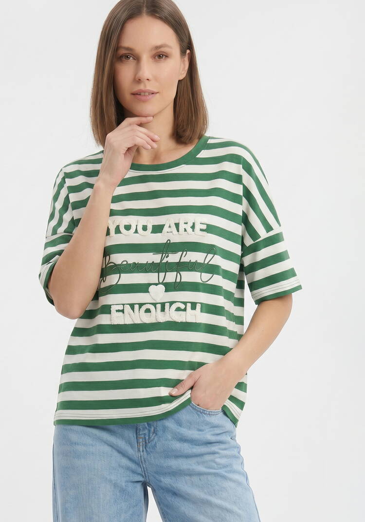 Футболка в полоску Парижанка шир.  750, рис. 1