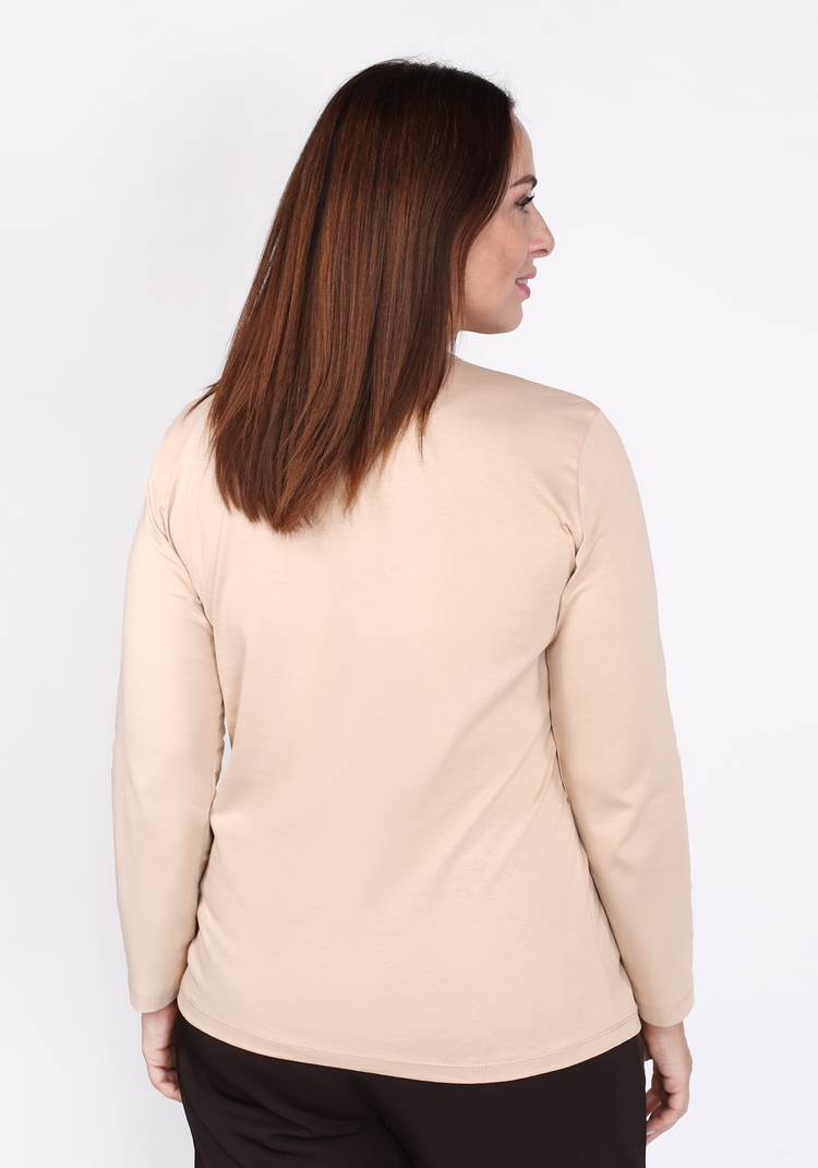 Лонгслив с округлым вырезом на кнопках шир.  750, рис. 10