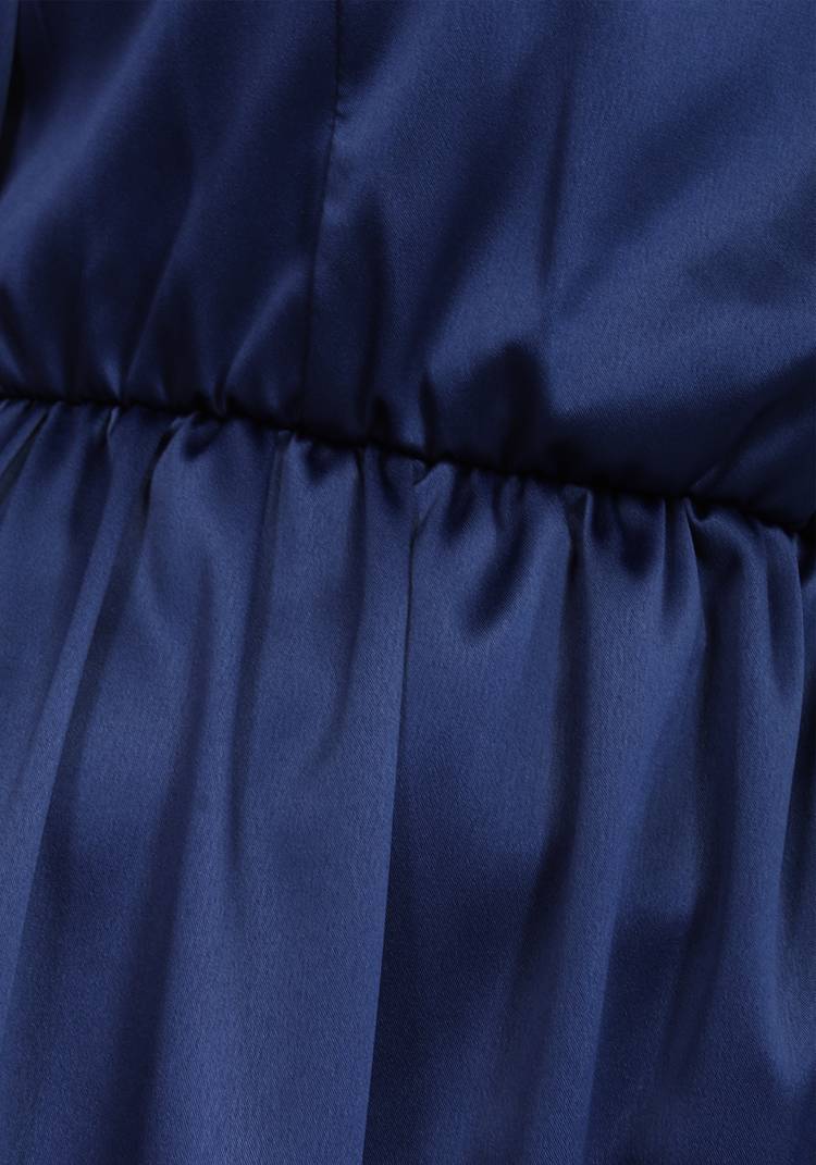 Платье с защипами на плечах и воланом на юбке шир.  750, рис. 8