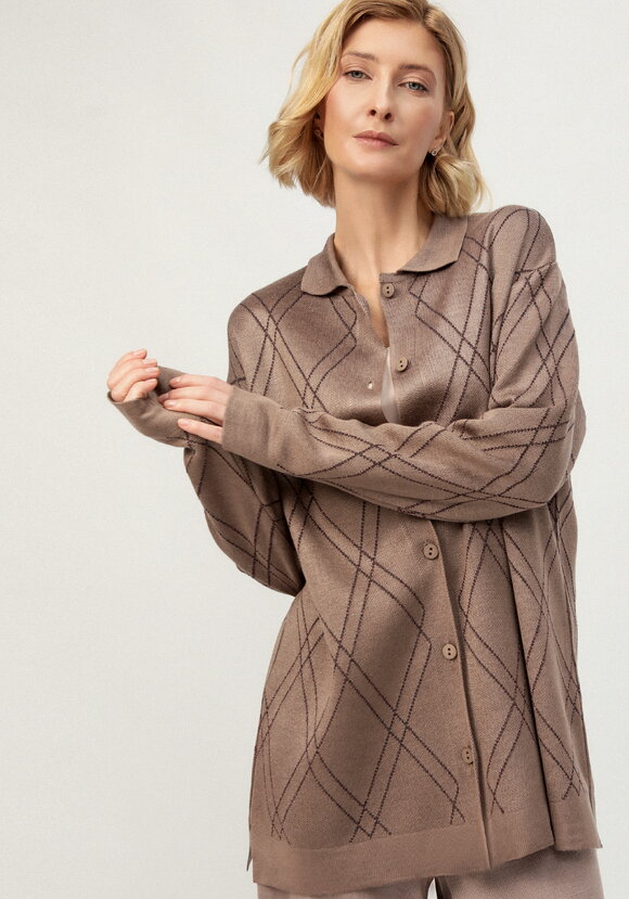 Рубашка-джемпер с отложным воротником шир.  580, рис. 9